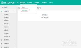 图解siteserver cms站点切换及页面生成